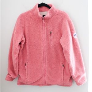 LANDS’ END Sherpa Jacket Pink XL